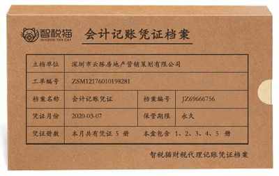 中小微公司代理记账服务案例-深圳市云豚房地产营销策划代理做账案例